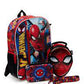 Marvel Spider Man Backpack SET
