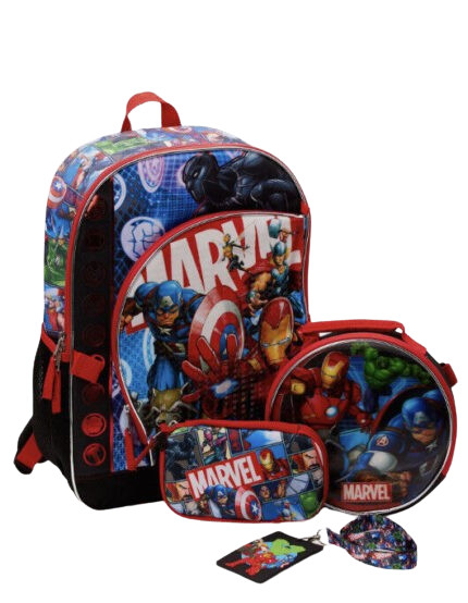 Marvel Character Backpack SET