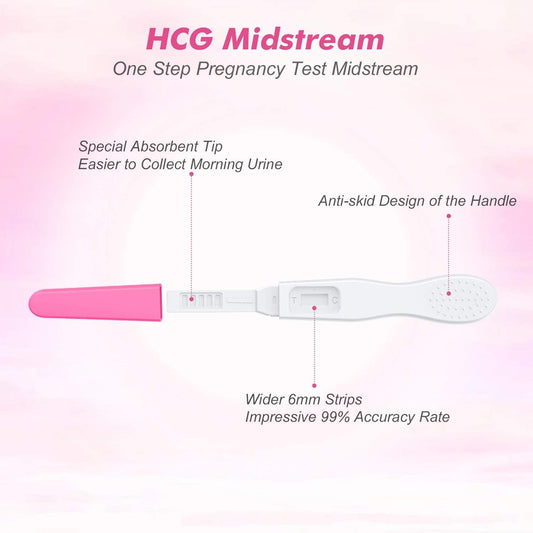 Clarisse Midstream One Step HCG Teste de Gravidez de Urina