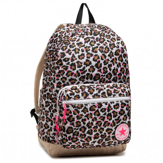 Converse All Star Backpack pink / brown and black