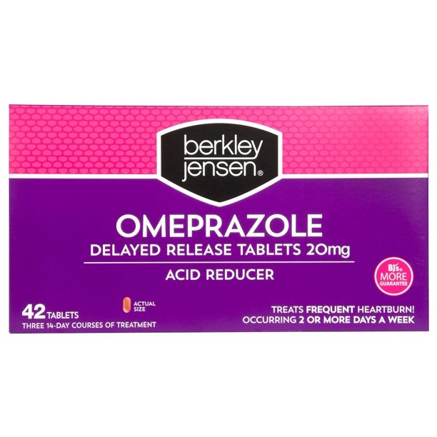 Berkley Jensen Omeprazole Disolve 20 mg 42 tabblets