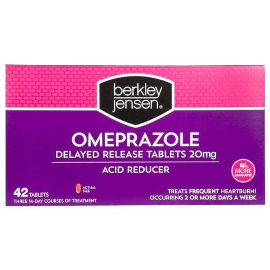Berkley Jensen Omeprazole Disolve 20 mg 42 tabblets