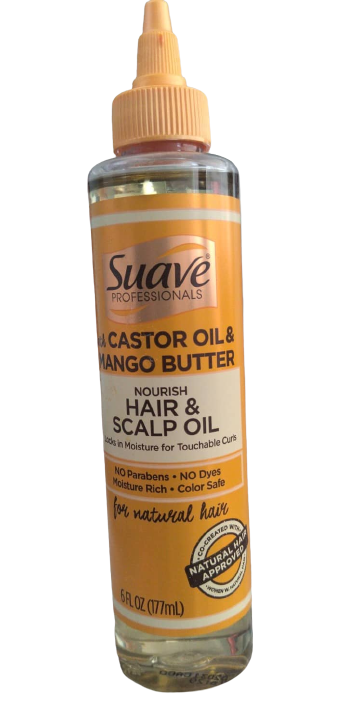 Suave Castor Oil & Mango Butter Hair & Scalp Oil