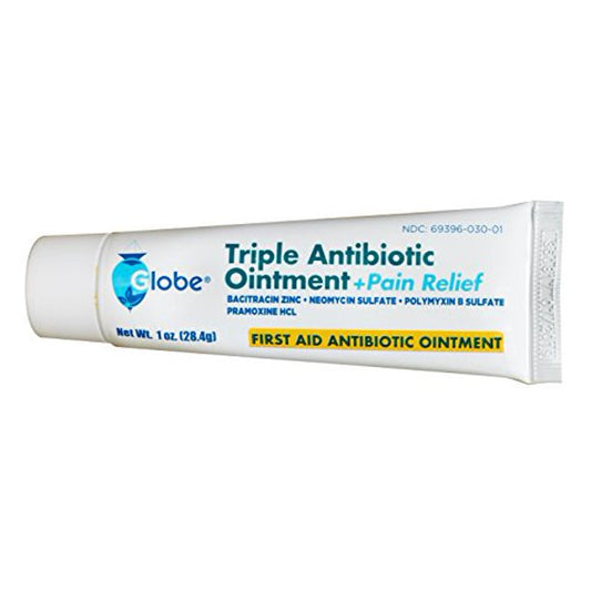 Globe Triple Antibiotic Ointment + Pain Relief