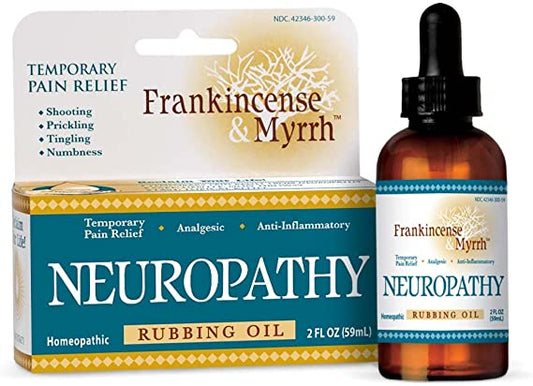 Frankincence Myrrh Neuropathy Rubbing Oil