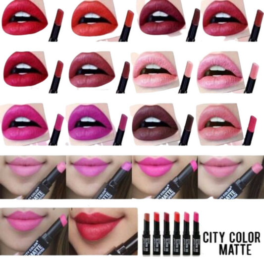 City Color Matte Lipstick (49-59)