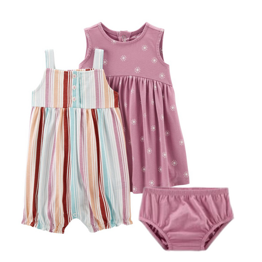 Carter's Baby-Pack Romper & Dress Set