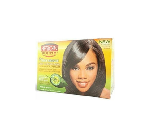 African Pride Olive Miracle relaxer regular