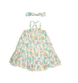Toddler Girls Strappy Flounce Dress