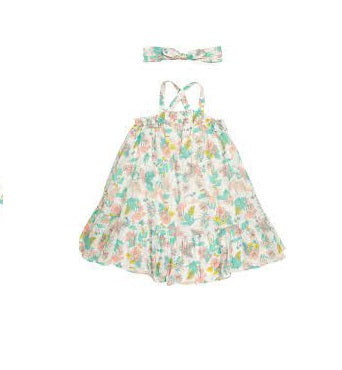J JOIE Toddler Girls Strappy Flounce Dress