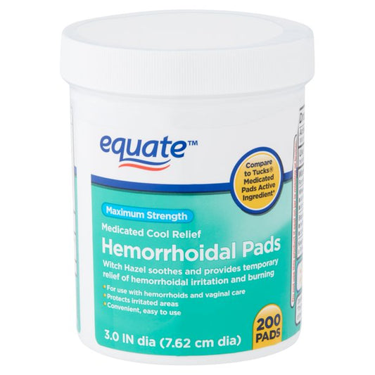 Equate Hemorrhoidal Pads