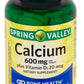 Spring Valley Calcium 600 mg 250 tablets