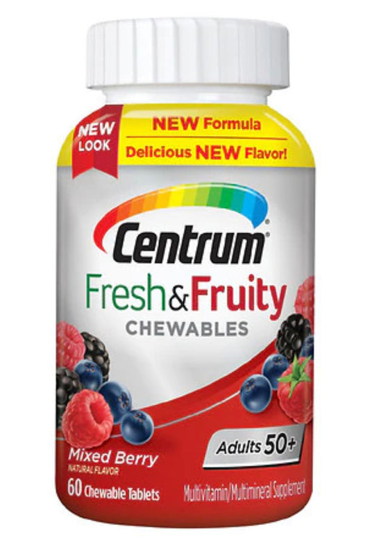 Centrum Fresh & Fruity Chewables 50 +