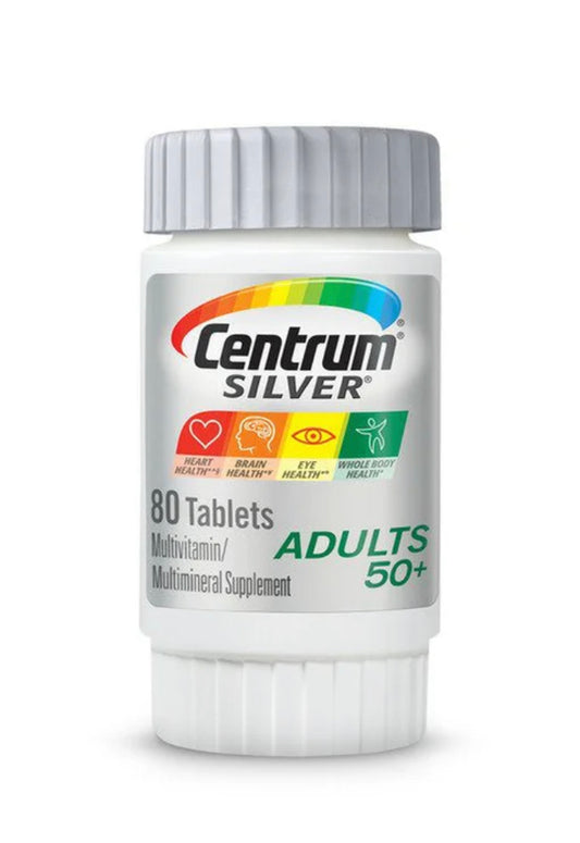 Centrum Silver Adults 50+ 80 Tablets