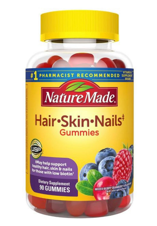 Nature Made Hair Skin Nails Gummies 90