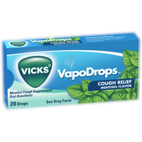 Vicks VapoDrops Cough Relief Mint