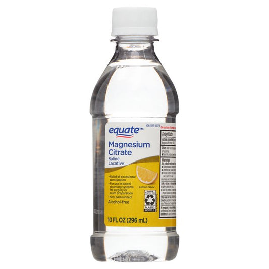 Equate Magnesium Citrate lemon flavor