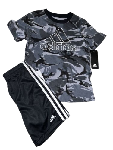 Adidas BLK Boys 2 set short/t-shirt BLK Cammo US-7