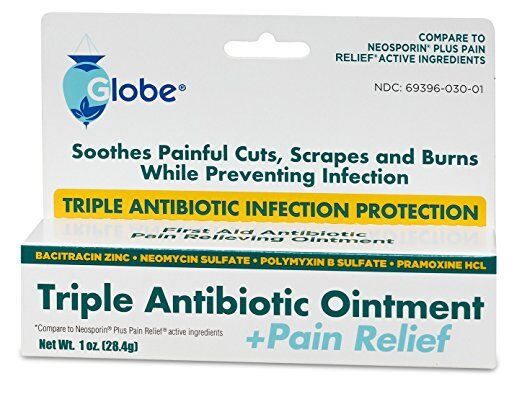 Globe Triple Antibiotic Ointment + Pain Relief