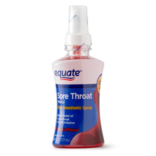 Equate Sore Throat Oral Anesthetic Spray 6 oz