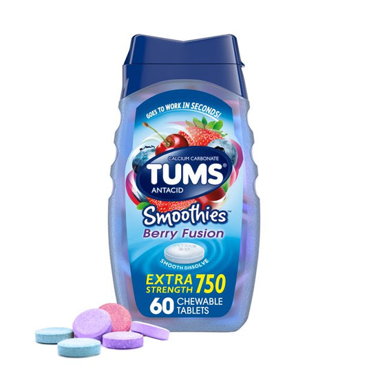 TUMS Antacid Smoothies berry fusion