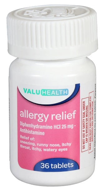 Valu Health Allergy Relief 36 tablets
